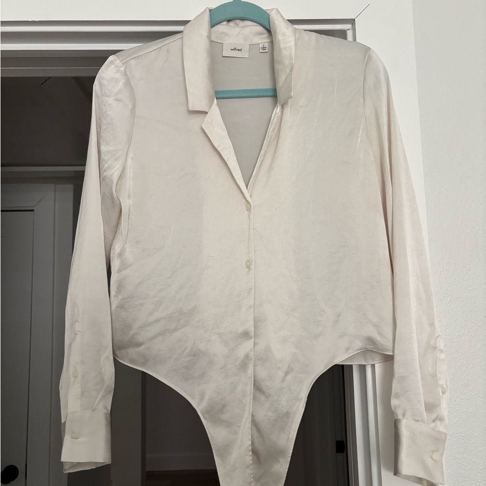 Wilfred Cream Satin blouse